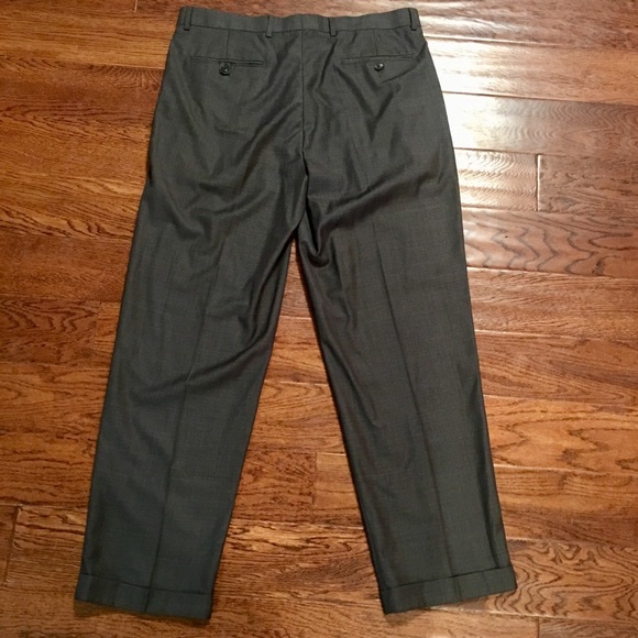 Roundtree & Yorke Pants Mens Charcoal Grey Dress Pants Poshmark